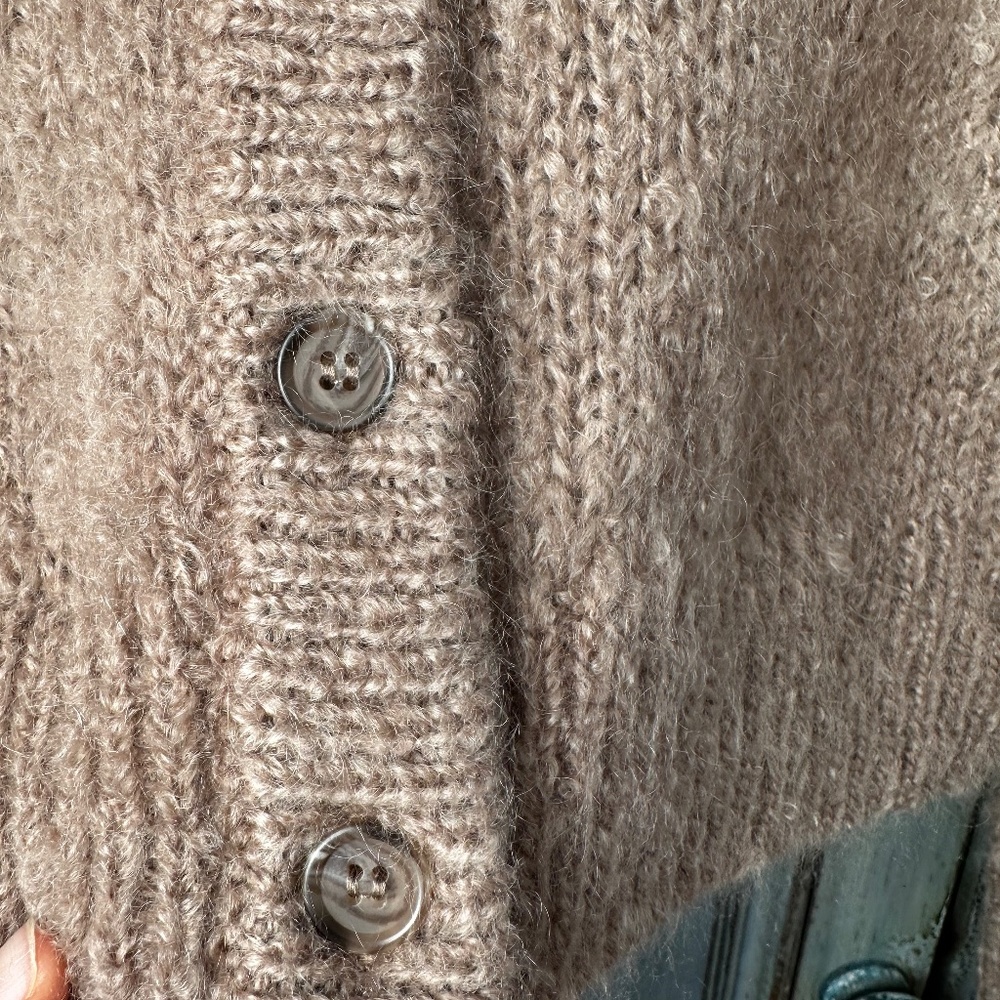JENNI KAYNE Boyfriend Cardigan in Driftwood Size S - Picture 9 of 11